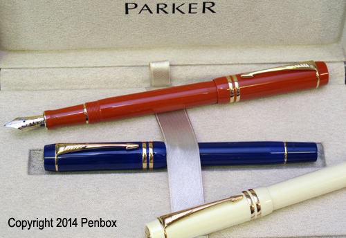New Parker Duofold pen finishes for 2014.